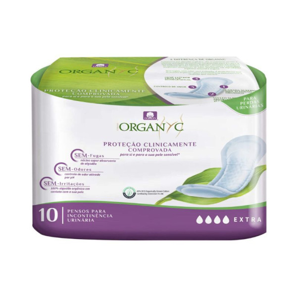 Organyc Penso Incontinência Urinaria Extra X10