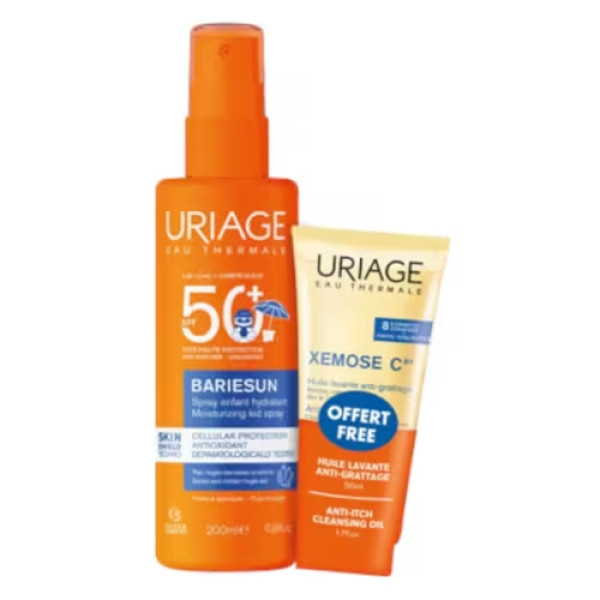 Uriage Bariesun Spray Kids SPF50+ - 200Ml + Oferta Óleo Lavante - 50ml