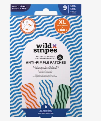 Wild Stripes Antipimple Patch XL Clear (x9 unidades)