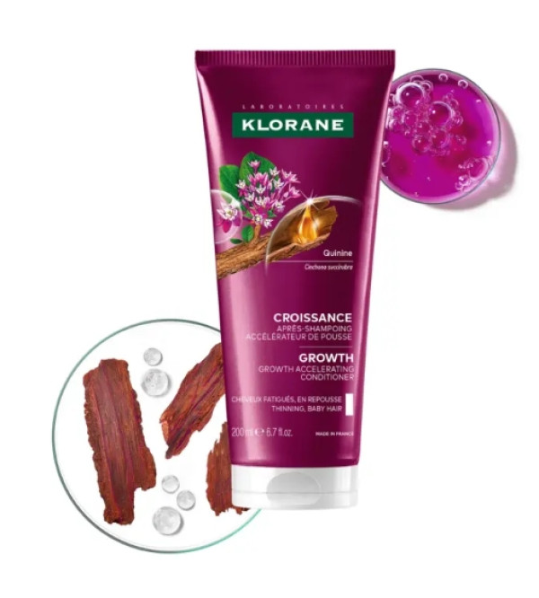 Klorane Capilar Quinina Balsamo Acelerador Crescimento - 200ml