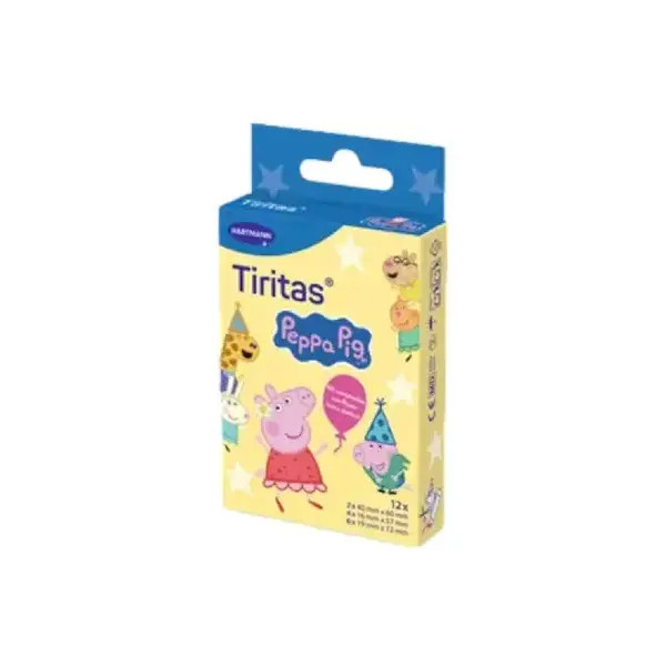 Tiritas Peppa Pig Curita para niños 3T x12