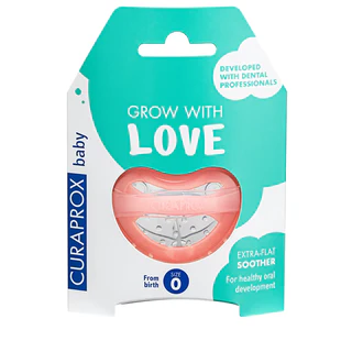 Curaprox Baby Chupeta Silicone_ Coral_ Tam. 0