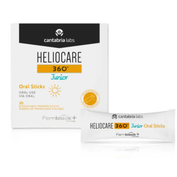 Heliocare360 Junior Barras Orales (20 sobres)