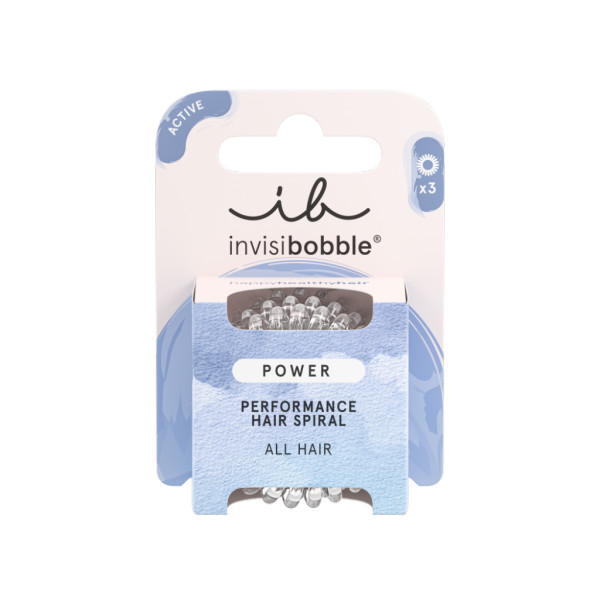 Invisibobble Elástico Cabelo Power Transparente (x3 unidades)