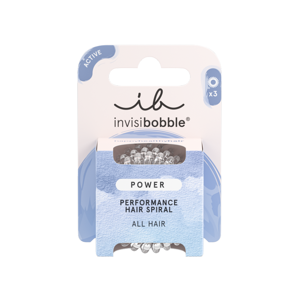 Invisibobble Elástico Cabelo Power Transparente (x3 unidades)
