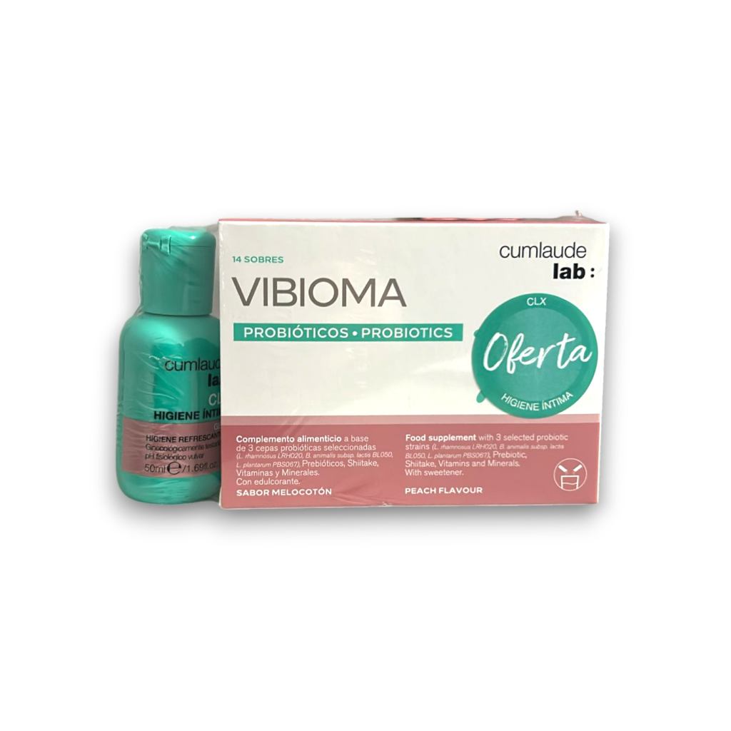 Cumlaude Vibioma (x14 saquetas) + Oferta Higiene Intima ClX - 50ml