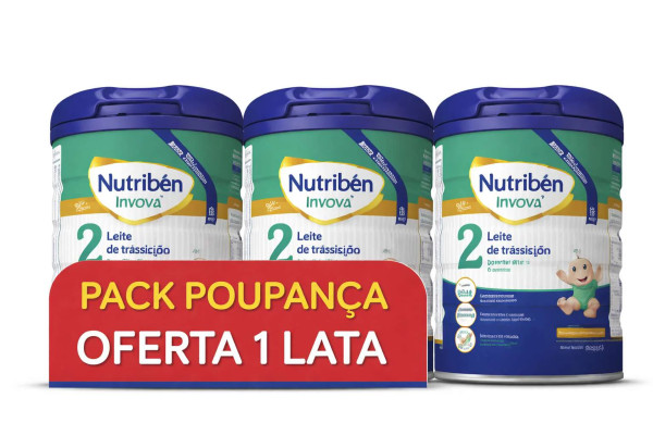 Leche de transición Nutriben Innova 2 - 800 g (Paquete triple)