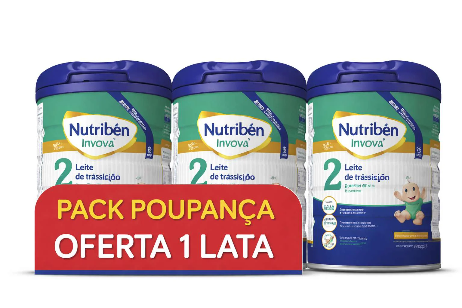 Nutriben Innova 2 Leite Transição - 800G (pack Triplo)
