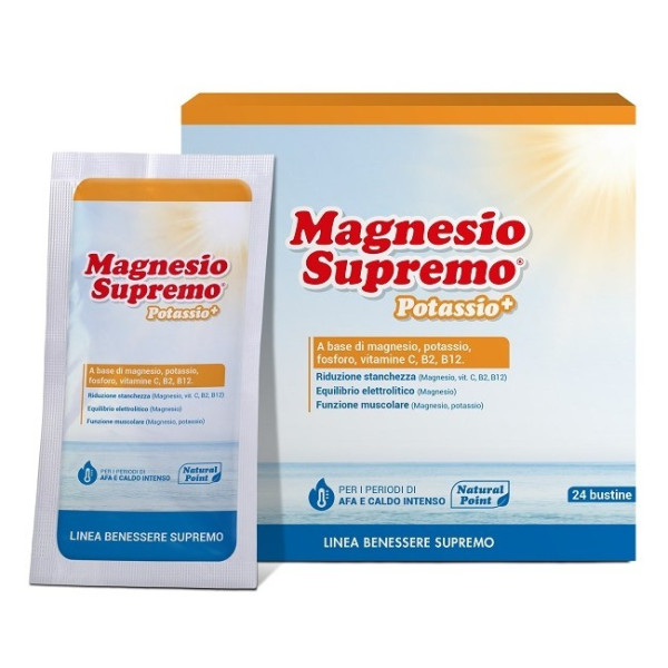 Magnesio Supremo Potassio+  - 4,8G (x24 saquetas)