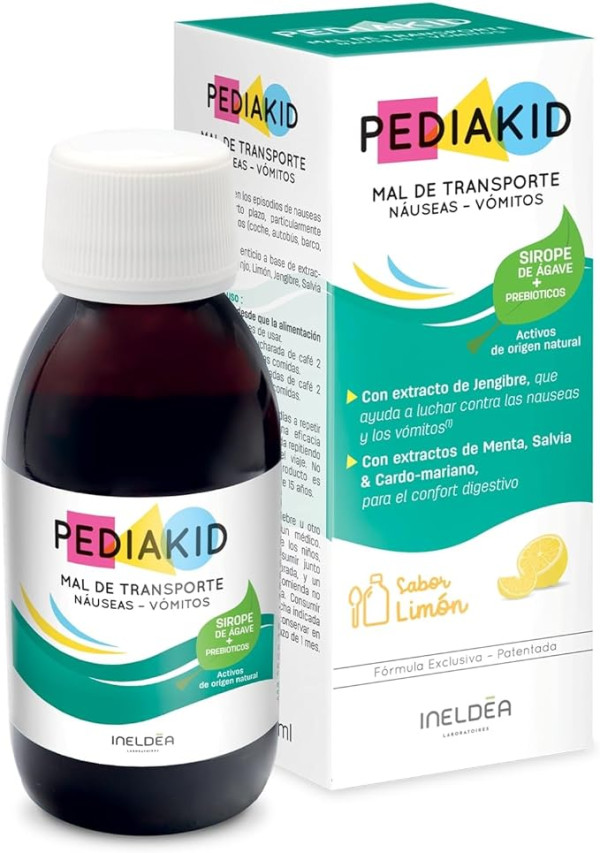 Pediakid Náusseas Enjoos Xarope Limão - 125Ml