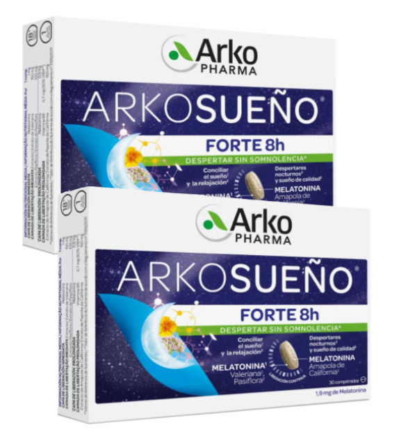Arkosono Melatonina - 1,95mg (x30 comprimidos) x2 - pack promo