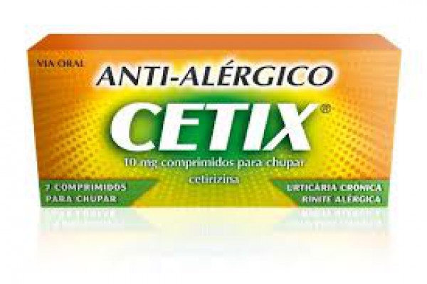 Cetix, 10 mg (x7 comprimidos chupar)