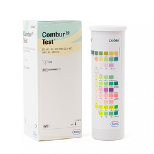 Combur 10 Parâmetros Tira Teste (x100 unidades)