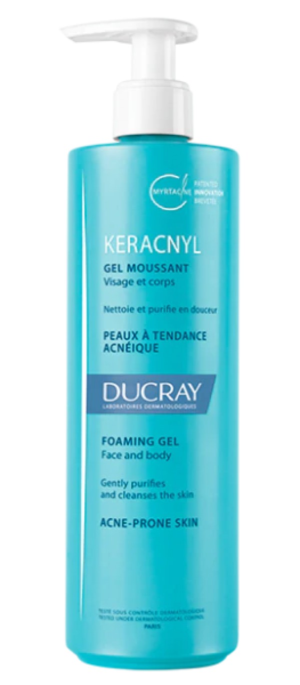 Ducray Keracnyl Gel Espuma - 400ml" 
"Gel Espuma Ducray Keracnyl - 400ml