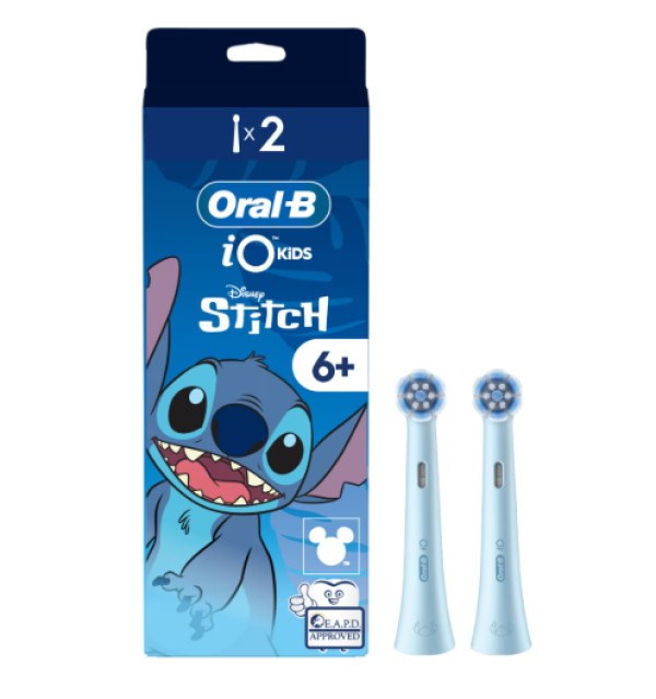 Oral B Io Kids Recarga Escova Eletrica Stitch 6+(Pack Duplo)