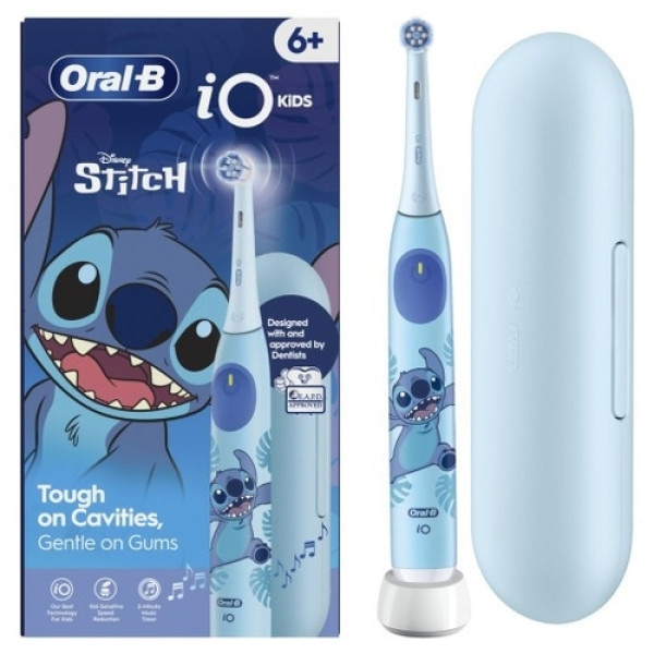 Oral B iO Kids Escova Elétrica Stitch 6+ c/ Estojo