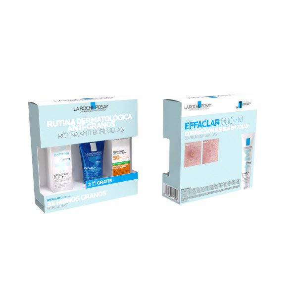 La Roche Posay Effaclar Duo+M 40ml + Effaclar Gel 50ml + Uvmune Oil Control 50+ 30ml