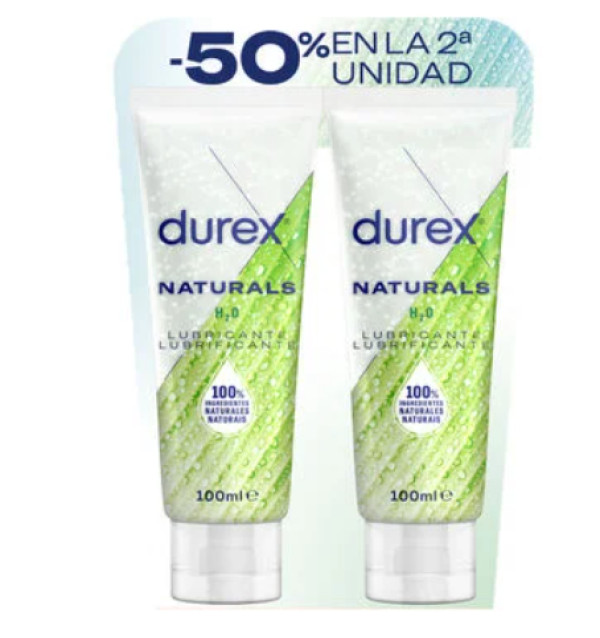 Durex Naturals Natural Gel Lubrificante 100ml X2 -50% na 2ªunidade