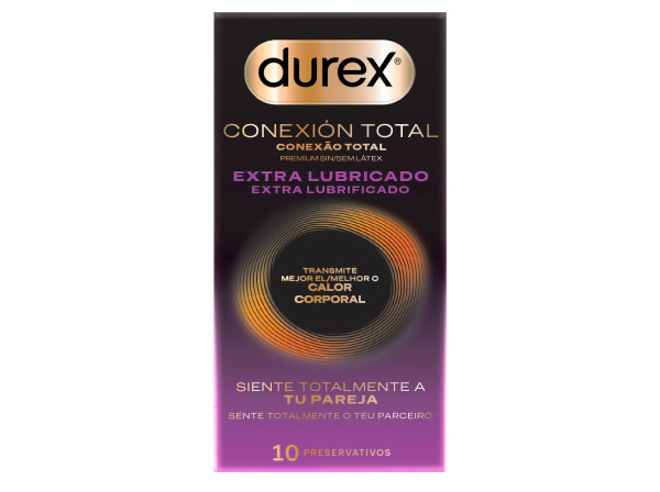 Durex Conexão Total Extra Lubrificado  (x10 preservativos)