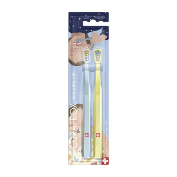 Curaprox Escova Dentes Kids Ultra Soft (Pack Duplo)
