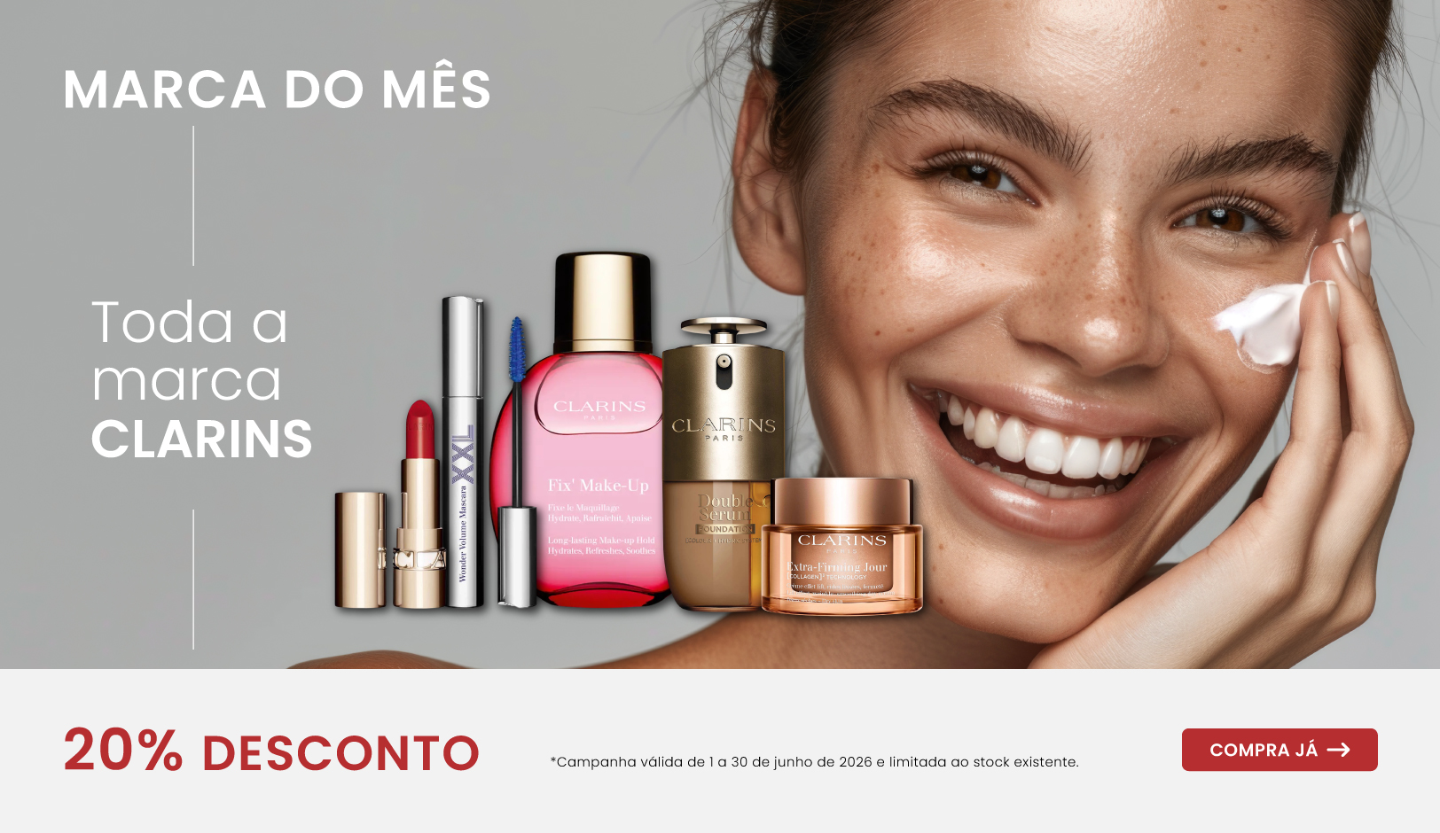 Clarins - Marca do Mês