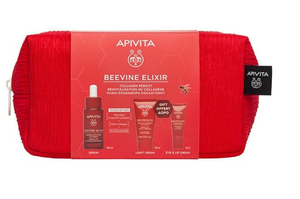 Apivita Beevine Elixir Sérum - 30ml + Creme ligeiro - 15ml + Contorno olhos - 5ml