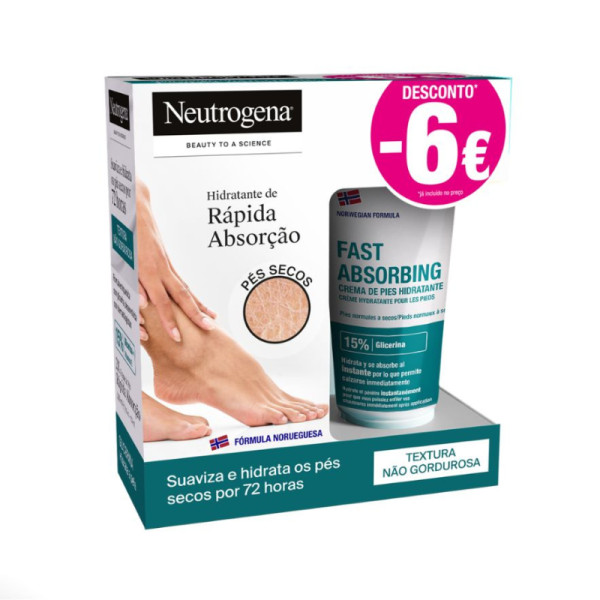 Neutrogena Pes Creme Absorção Rápida 100ml x 2 -6€