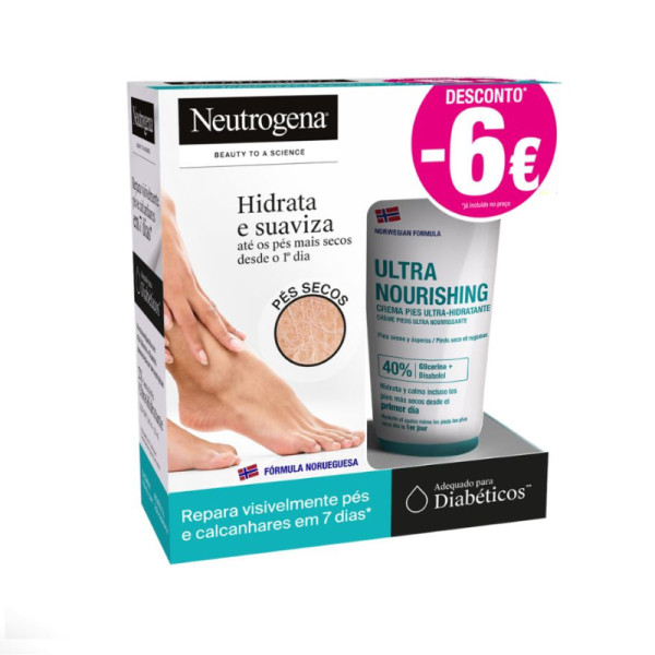 Neutrogena Pes Creme Ultra Hidratante 100ml x 2 -6€