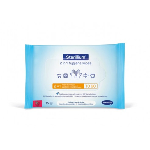 Sterillium 2Em1 Toalhitas Higiene X15