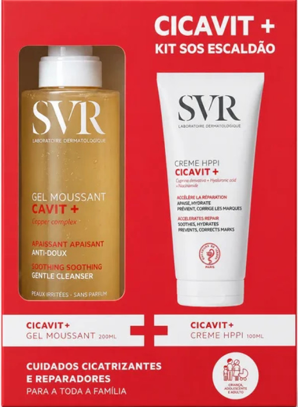 Svr Cicavit+ Creme 100ml + Cicavit+ Gel 200ml Preço especial