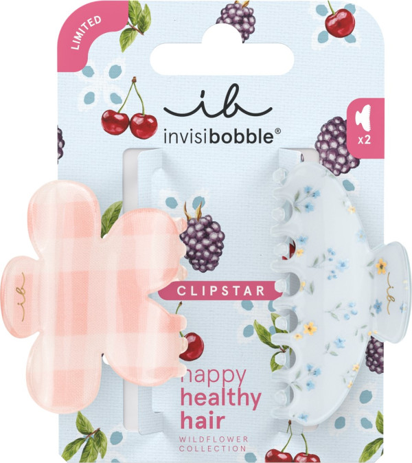 Invisibobble Clipstar Mola Wildflower Petals n Punch x2