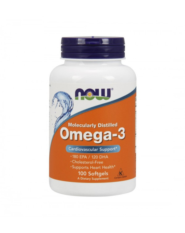 Now Omega-3 1000mg 100 Cápsulas Moles