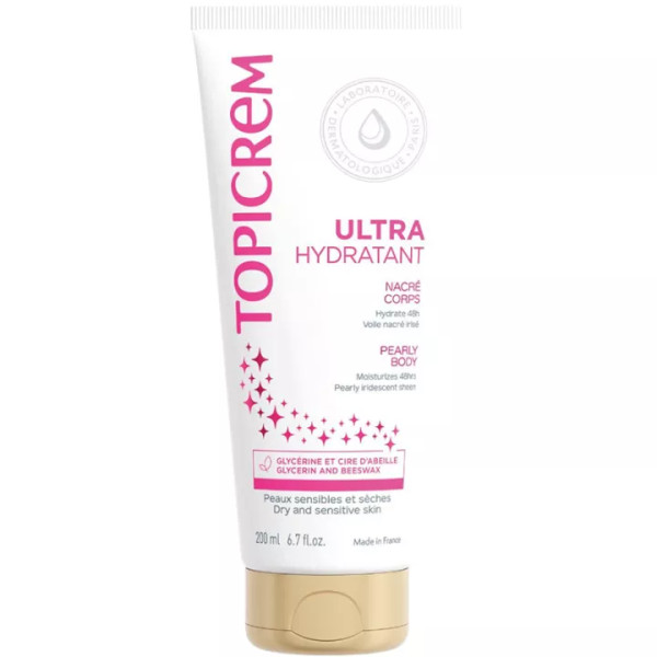 Topicrem Ultra Hidratante com Brilho Rosado 200Ml
