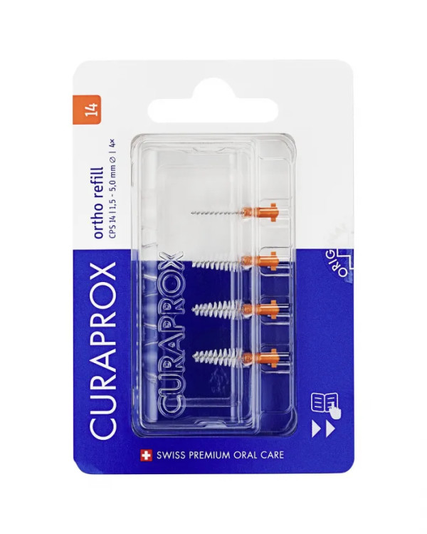 Curaprox Ortho Refill CPS14 Escovilhão Recargas (x4 unidades)