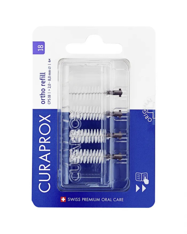 Curaprox Ortho CPS 18 Escovilhão Recargas (x4 unidades)