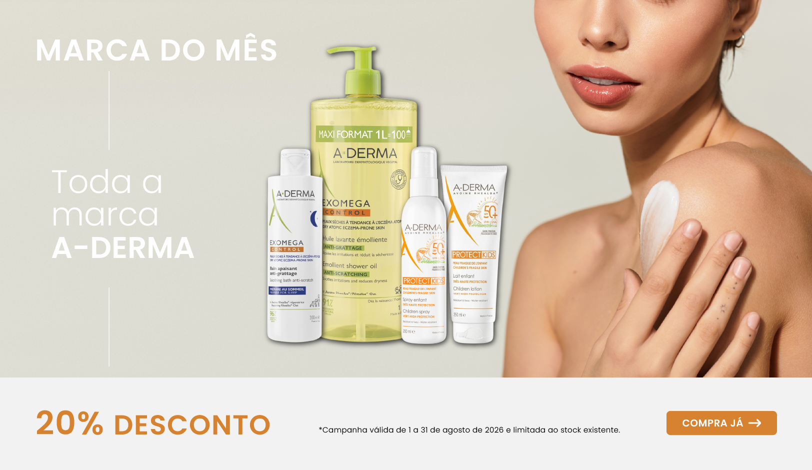 A-derma -  Marca do Mês