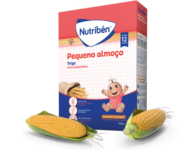 Nutriben Pequeno Almoco Trigo - 375G (Pack Duplo)