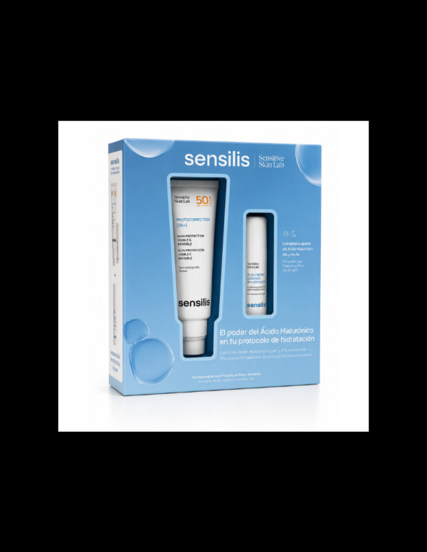 Sensilis Photocorrection HA Fluido SPF50 + Hyaluronic FIller Serum - 15ml