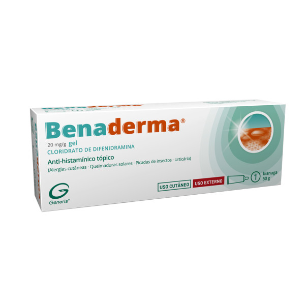 Benaderma, 20 mg/g _ 50g gel bisnaga