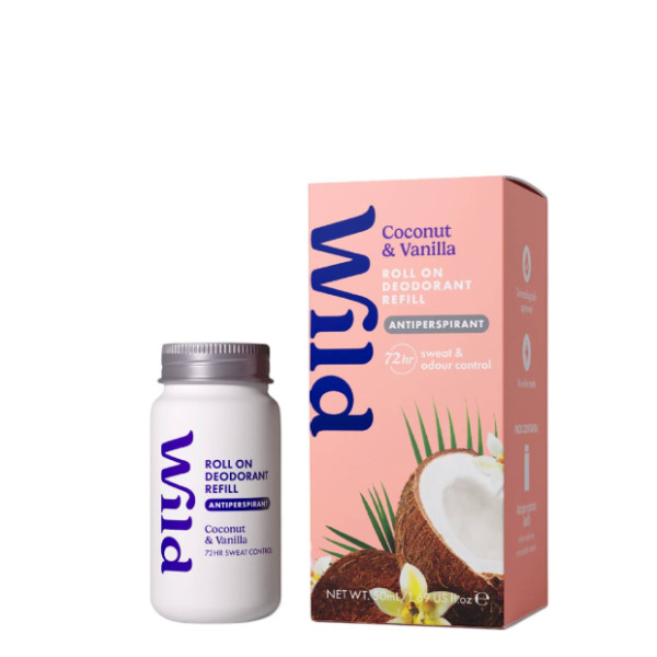 Wild Deo Roll-On Recarga Coco Baunilha 50Ml