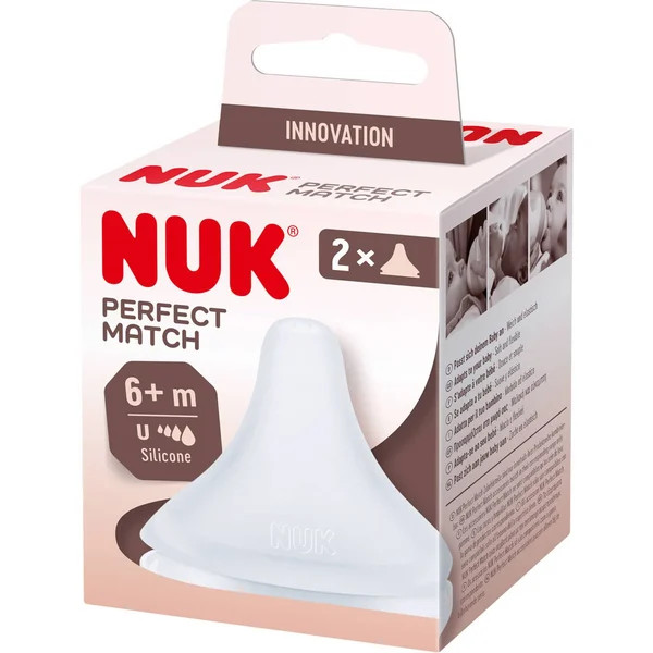 Nuk Perfect Match Tetina Silicone Anticolica  (2 unidades)