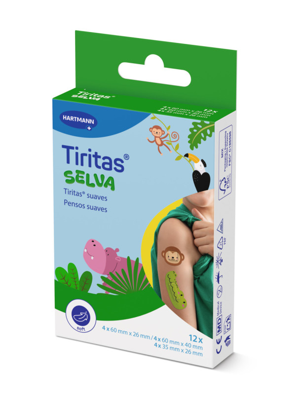 Tiritas Selva Penso Suave _ 3 Tamanhos (12 unidades)