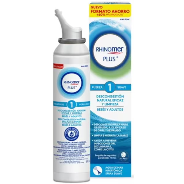 Rhinomer Plus+ Spray Nasal Força 1 - 200Ml
