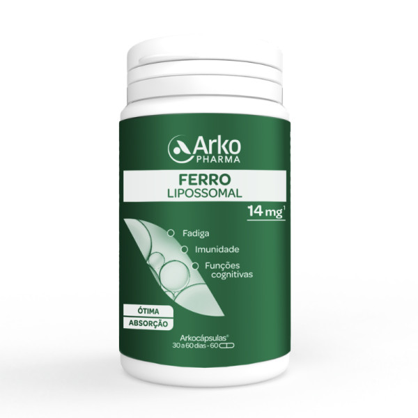 Arkocapsulas Ferro Lipossomal ( 60 capsulas)
