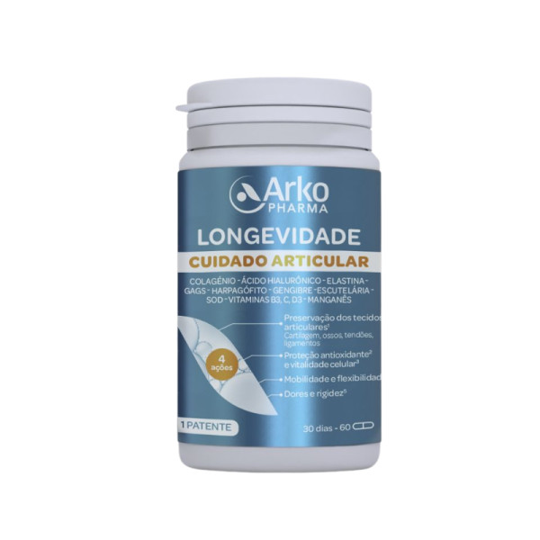 Arkopharma Longevidade Cuidado Articular (60 capsulas)