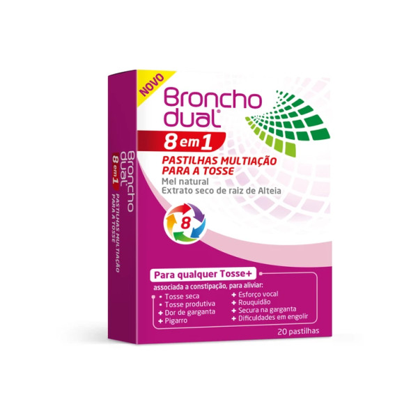 Bronchodual 8 Em 1 Pastilhas X20