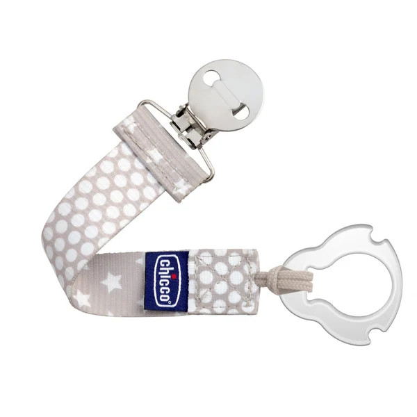 Chicco Clip Chupeta Fashion Bege _0M+