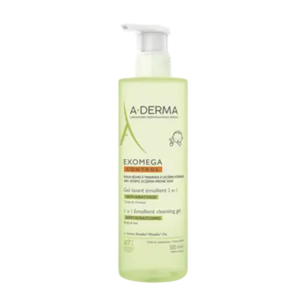 A-Derma Exomega Control Gel Corpo/Cabelo https://api.lojadafarmacia.com/admin/products/25707/edit- 500ml