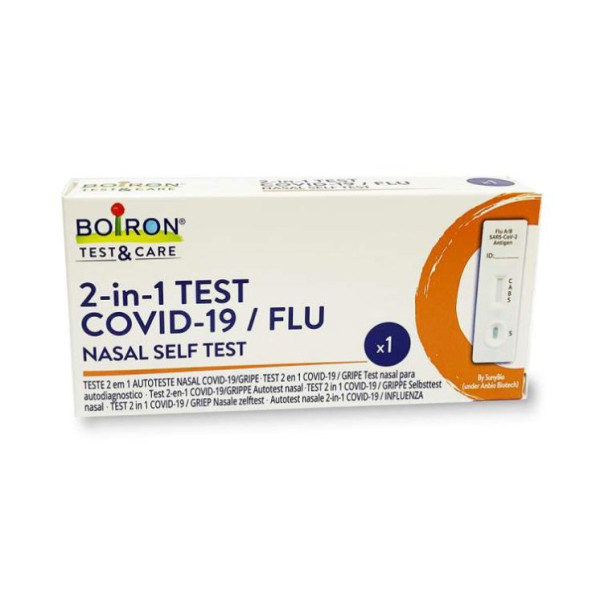 Boiron Test Care 2-In-1 Covid 19/Flu At