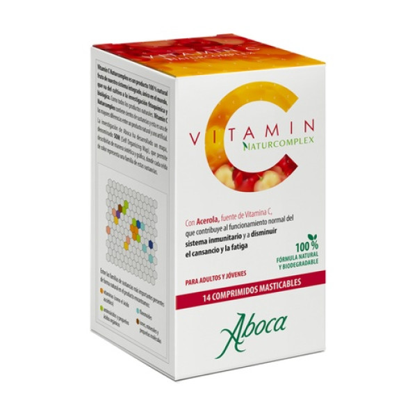 Vitamin C Naturcomplex (x14 comprimidos Mastigáveis)